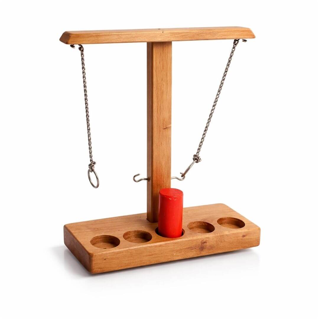 Pendulo Enganchado de Madera 23cm - Image 2