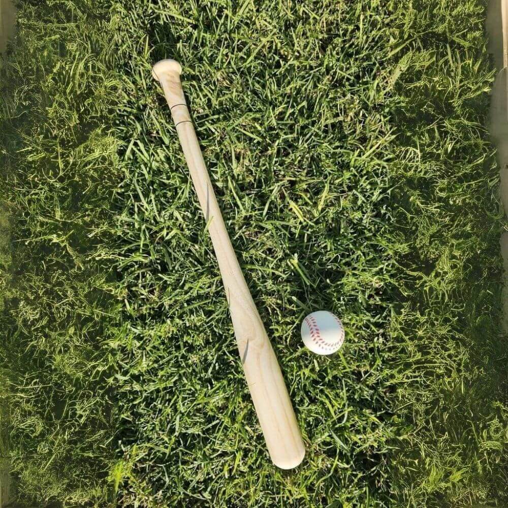 Bate de Basebaball de Madera 60CM con Pelota de Goma - Image 3